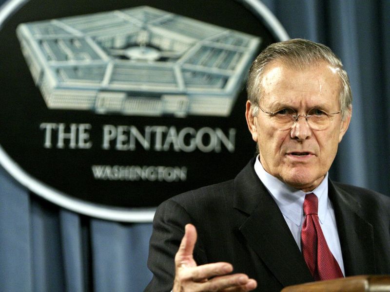 Donald Rumsfeld, Former U.S. Defense Secretary, 2021