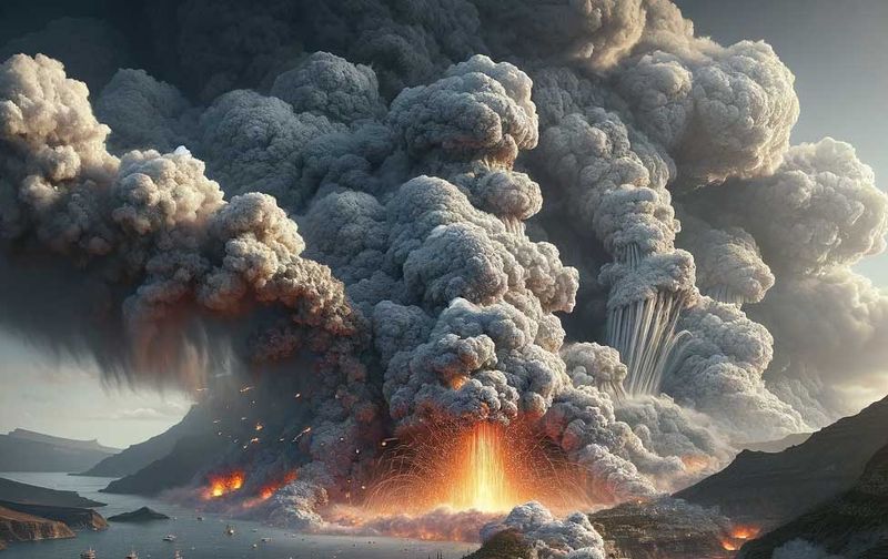 🌋 The Minoan Eruption (~1600 BCE)