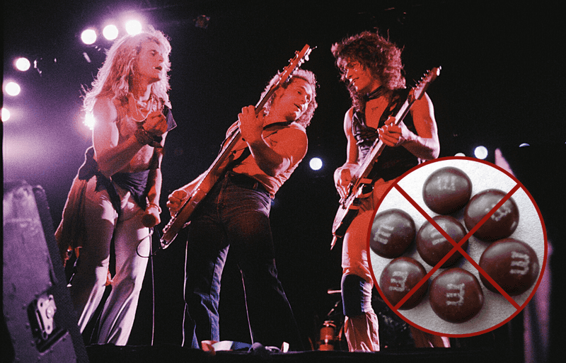 Van Halen – “No Brown M&M’s” (1980s)