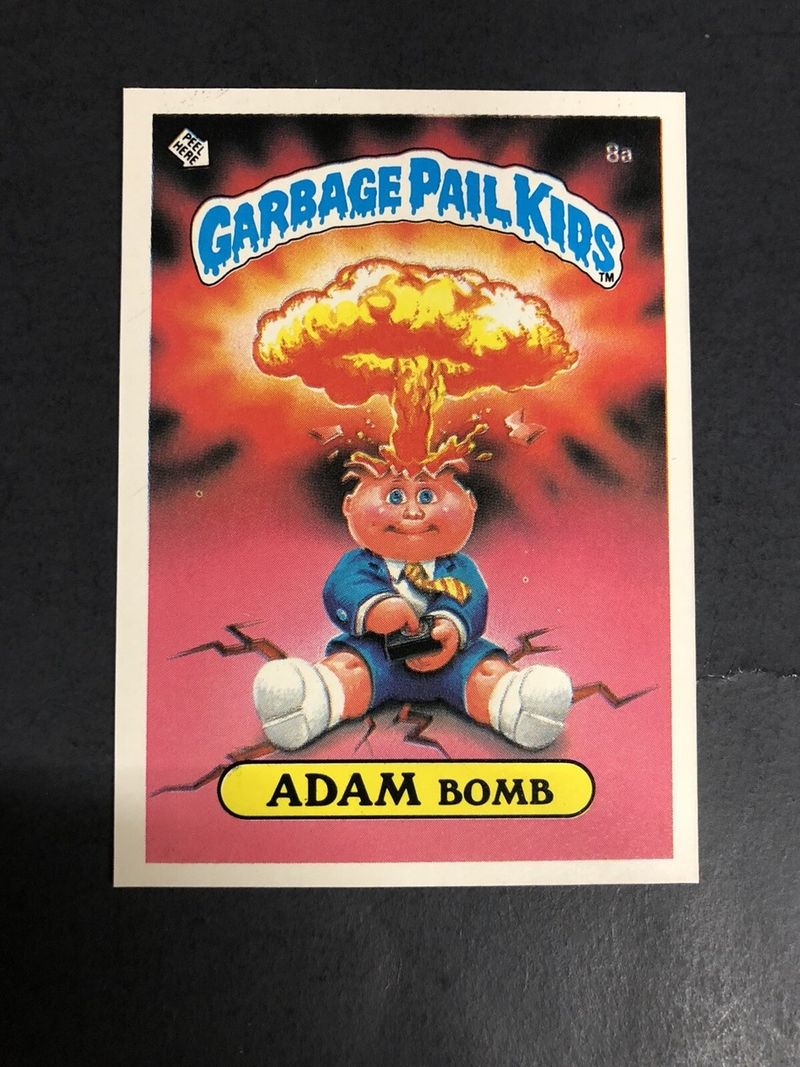 1985 Garbage Pail Kids 'Adam Bomb'