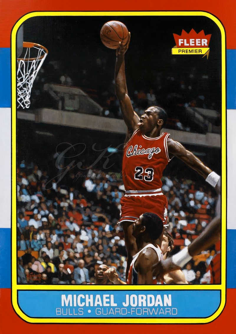1986 Fleer Michael Jordan Rookie Card