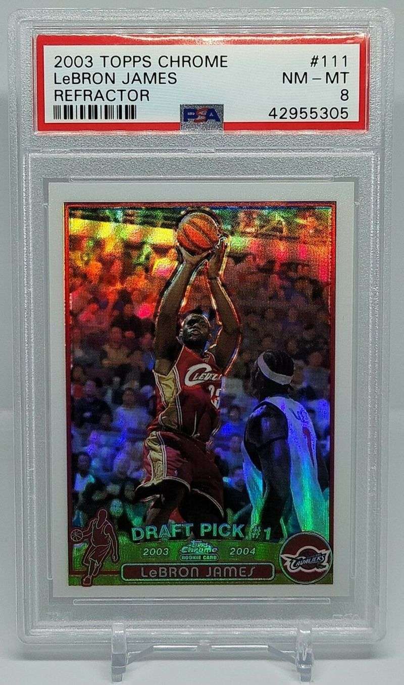 2003 Topps Chrome LeBron James Rookie