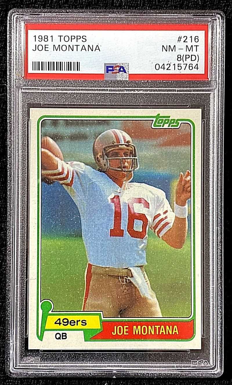 1981 Topps Joe Montana Rookie