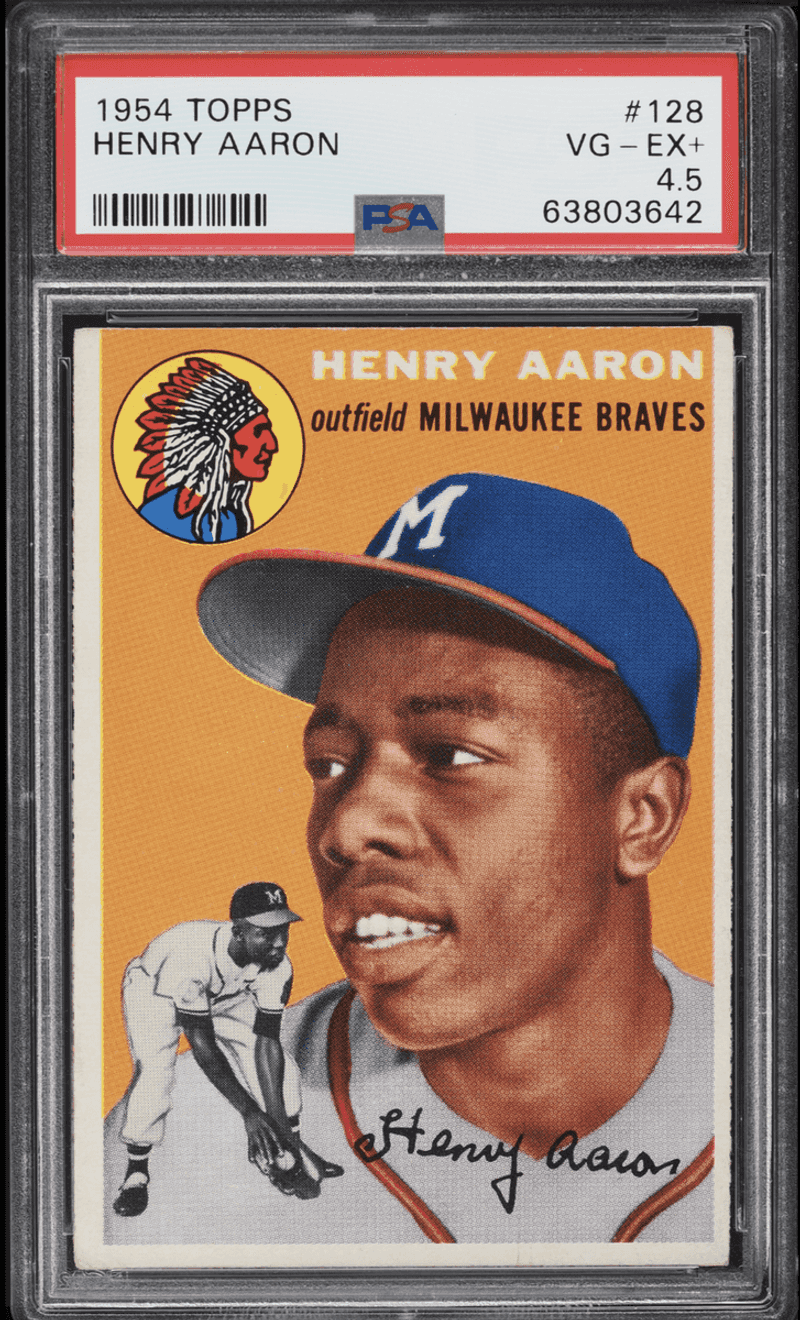 1954 Topps Hank Aaron Rookie