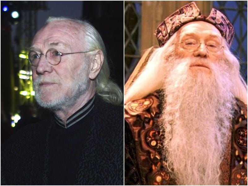Richard Harris Passes the Dumbledore Torch