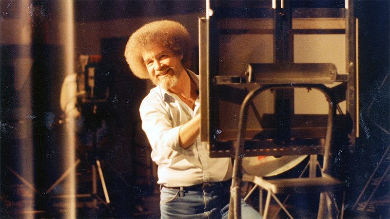 Bob Ross, Painter & TV Host, 1995