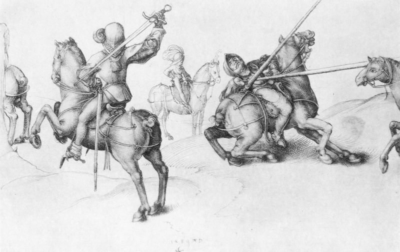 Fencing on Horseback