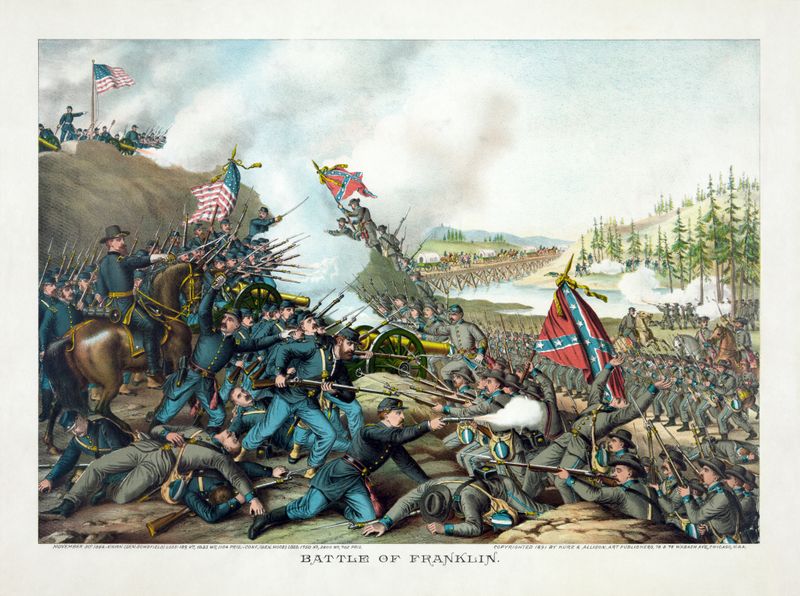 Battle of Franklin by Kurz & Allison