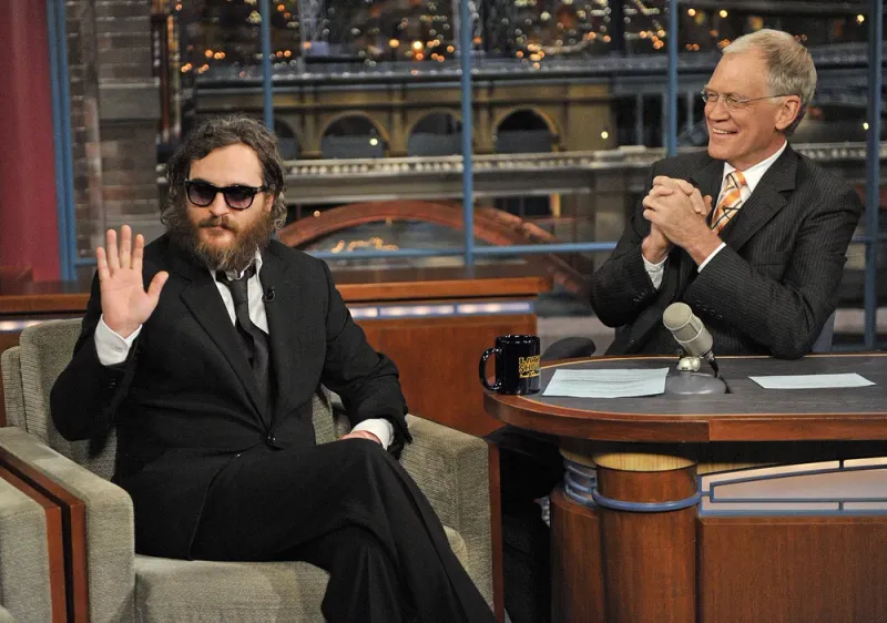 Joaquin Phoenix's Talk Show Tumble