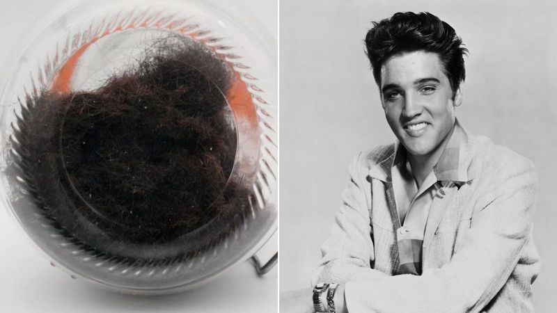 Elvis Presley’s Hairball ($115,000)