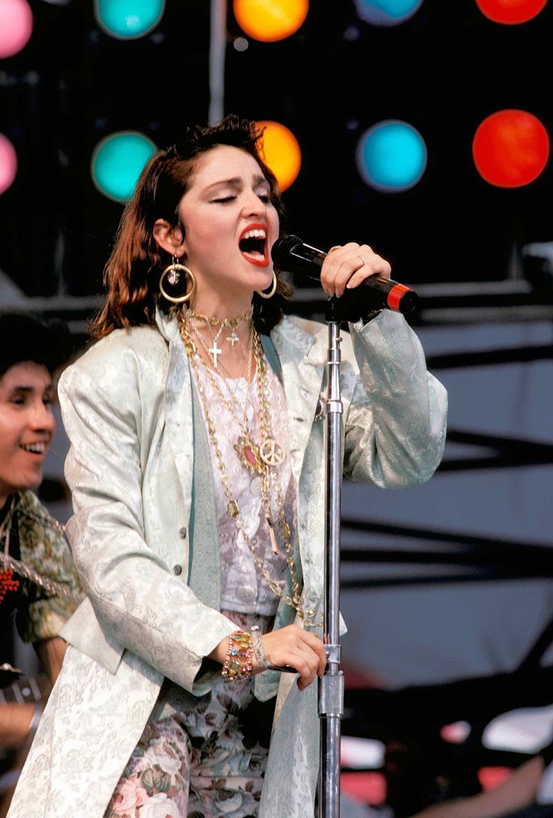 Madonna’s Live Aid Performance (1985)