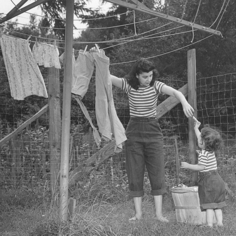 Hanging Laundry on the Line