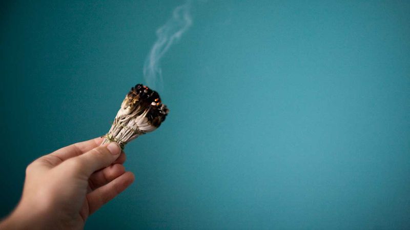 Smudging with Sage