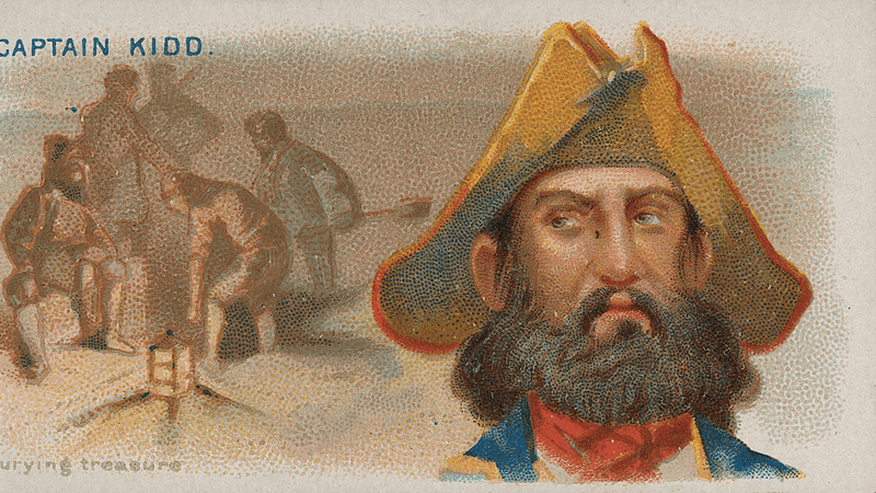 Kidd the Pirate (1645–1701, Scotland/USA)