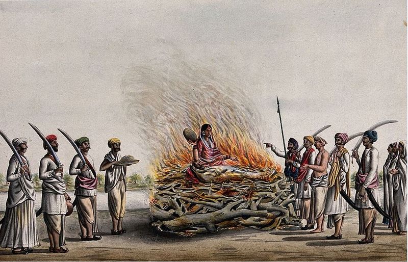 Hindu Sati: British Colonial Ban on Widow Immolation