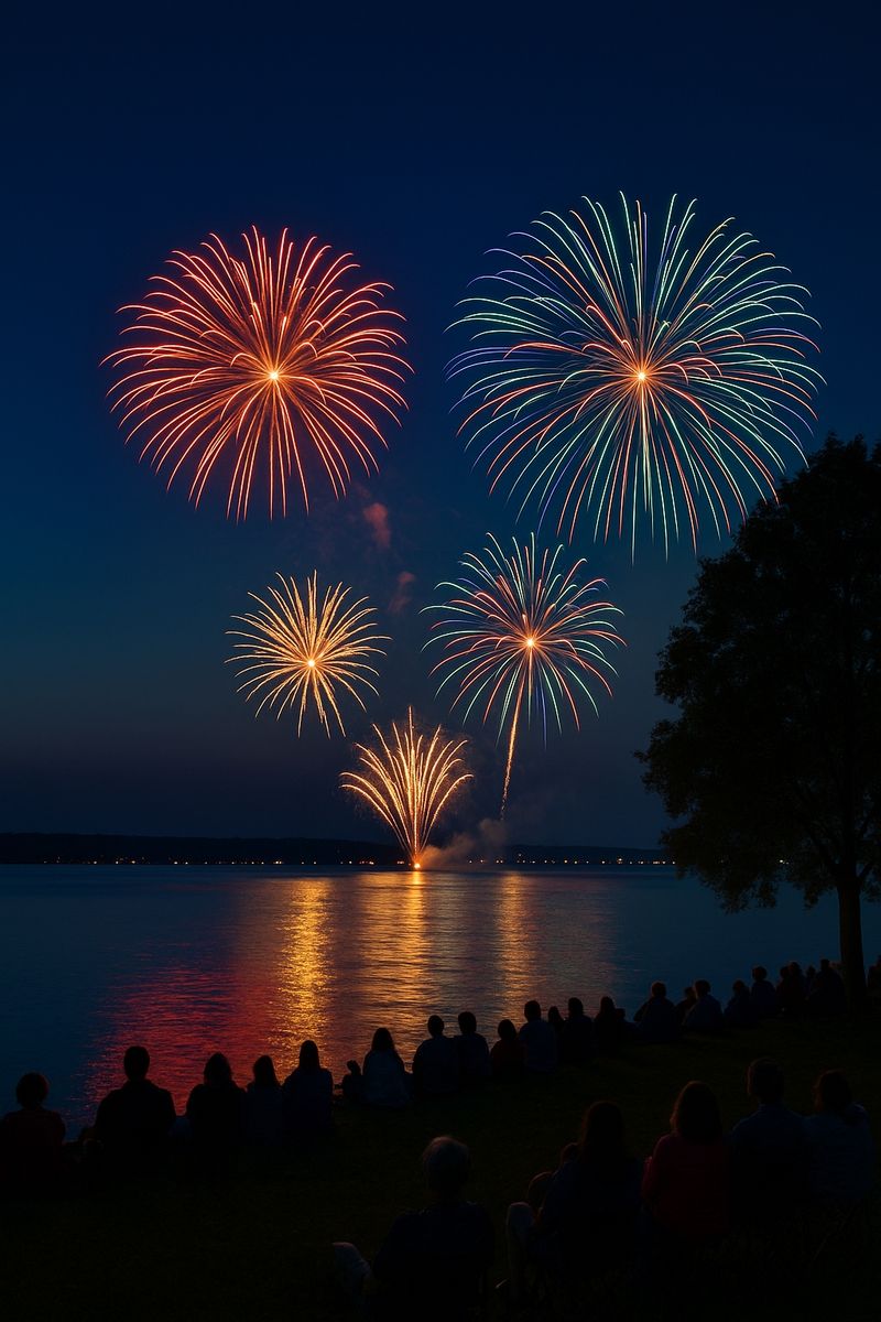 Fireworks on the Fourth of July