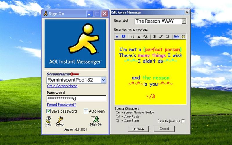 Away Messages (A/S/L?)