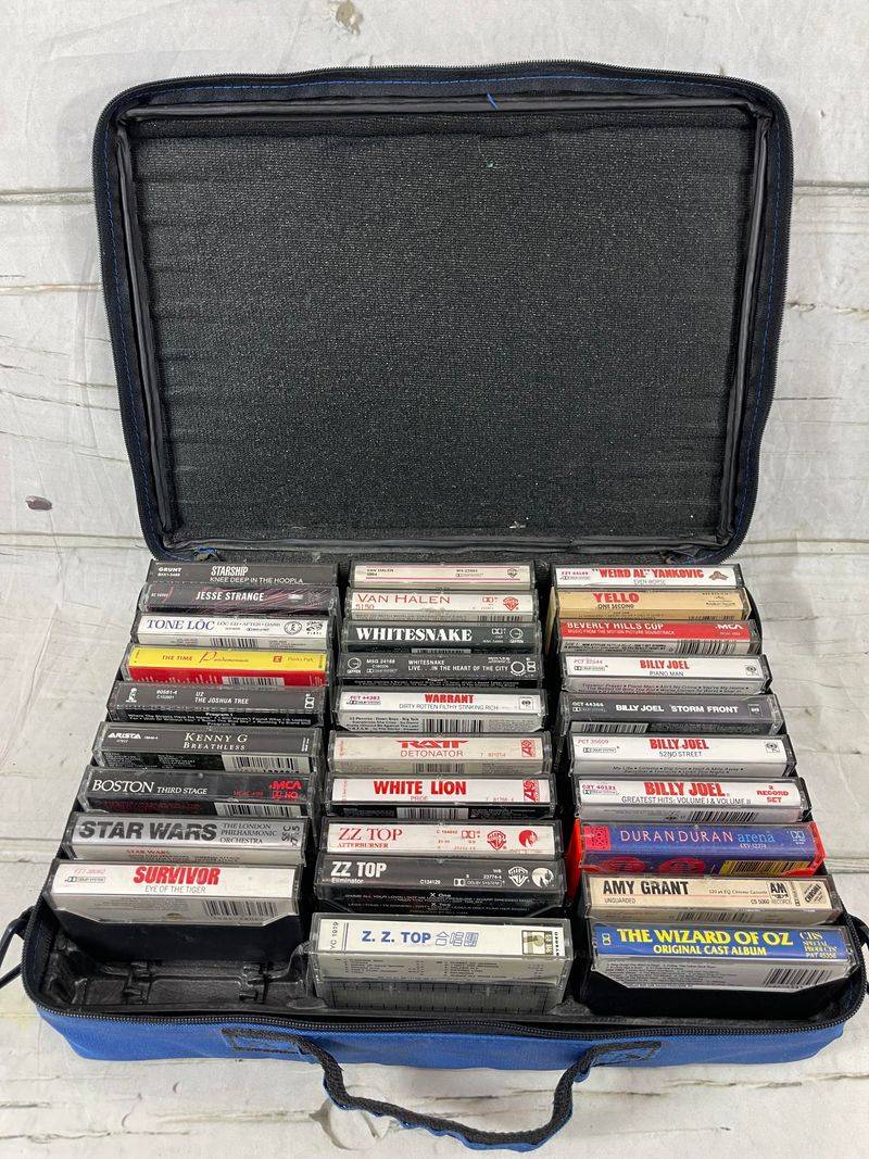 Alphabetizing Dad's Cassette Collection