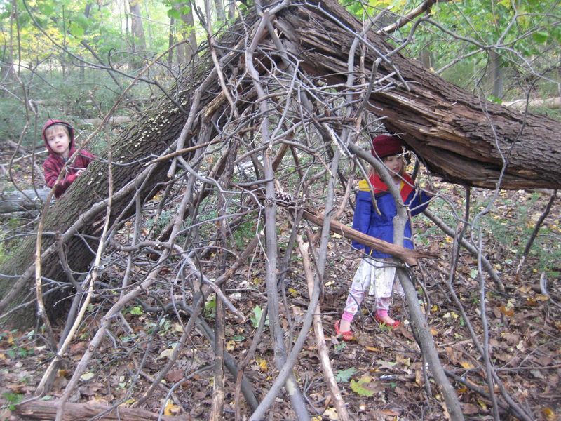 Building Secret Hideouts in the Woods