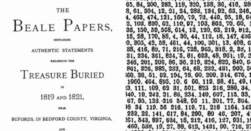 Beale Ciphers: The Treasure Map Mystery