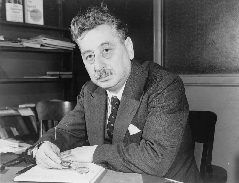 Sholem Asch, Yiddish novelist & playwright, 1957