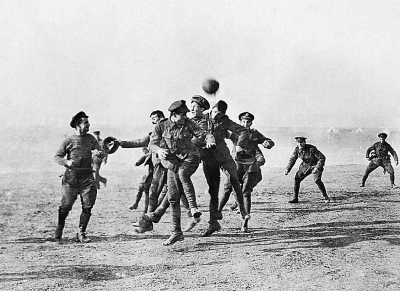 Football Matches in No Man's Land