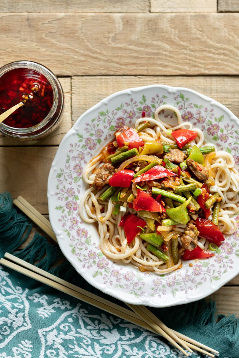Leghmen (Fried Noodles)