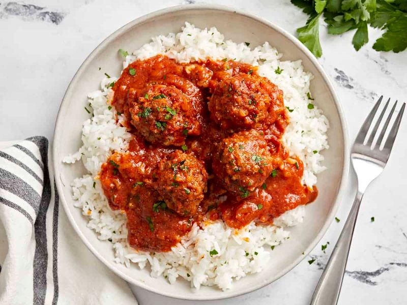 Porcupine Meatballs