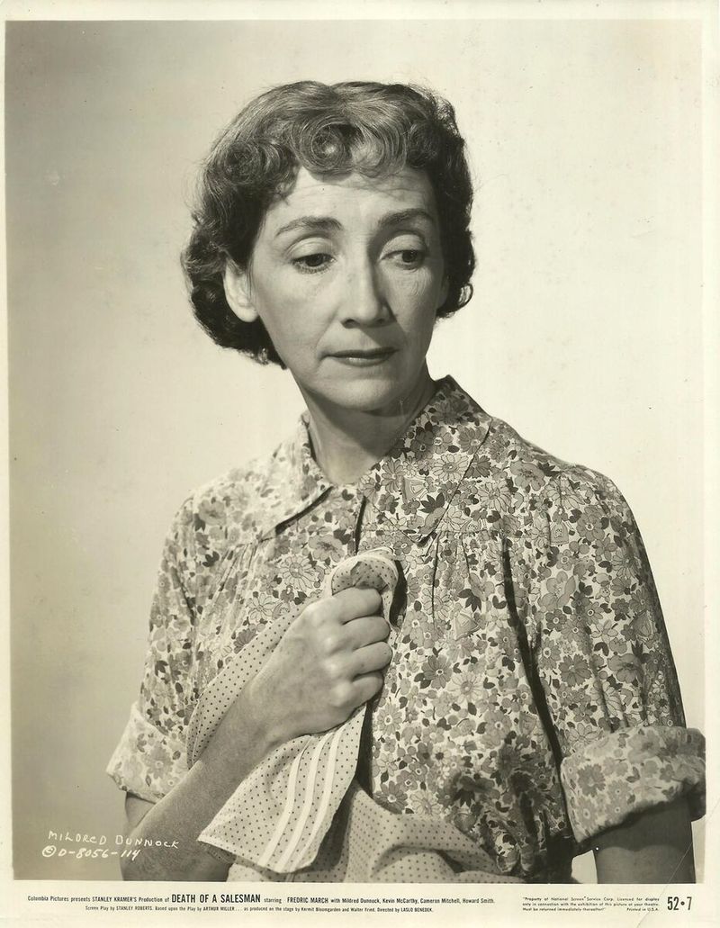 Mildred Dunnock, Stage & Screen Actress, 1991