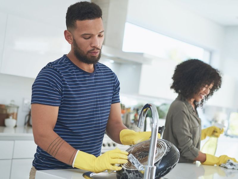 Doing chores even when tired