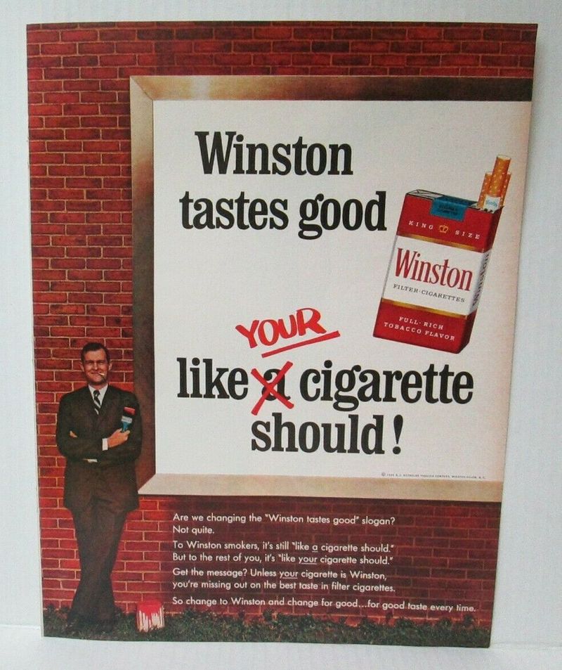 Winston Tastes Good Like a Cigarette Should – Winston Cigarettes (1960s)