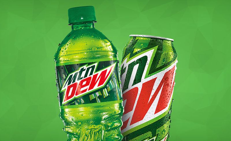 Mountain Dew and Neon-Colored Sodas