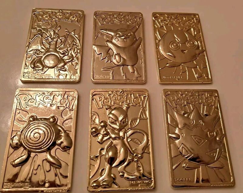 Pokémon 23K Gold-Plated Cards (Burger King, 1999)