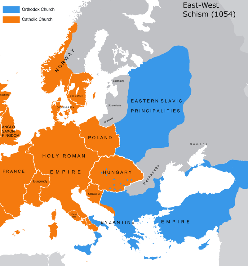 The Great Schism (1054 AD)