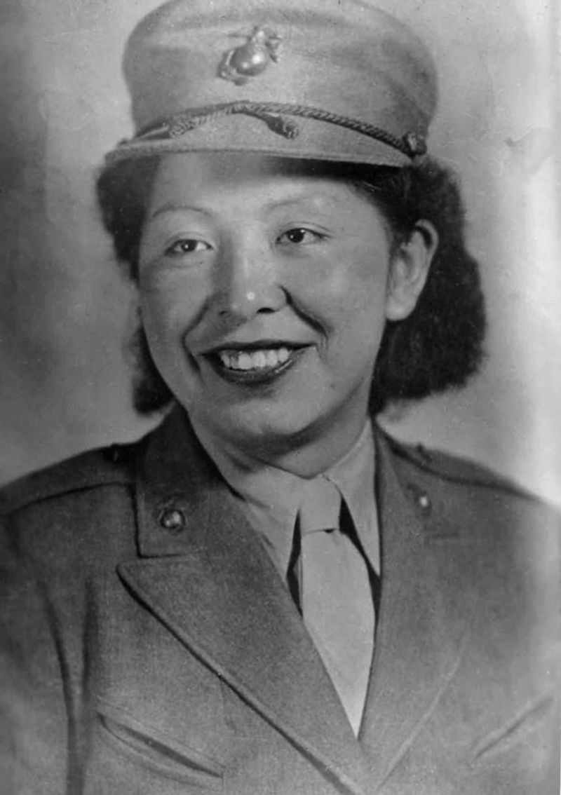 Minnie Spotted-Wolf – First Native American Woman in the Marines