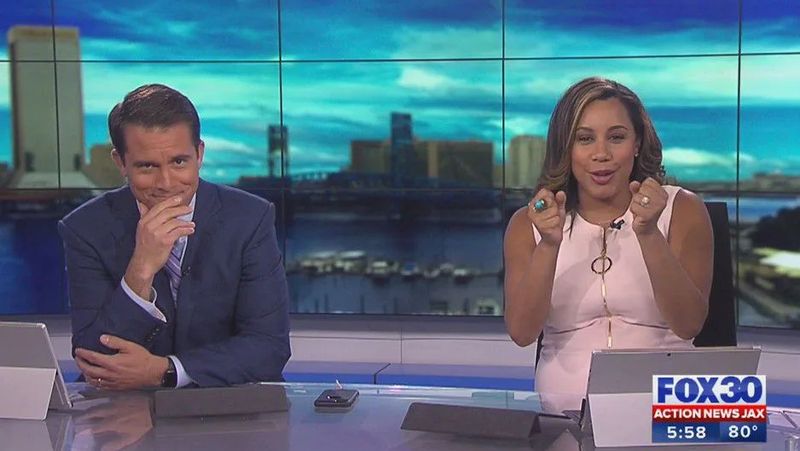 Dozing News Anchor's Rude Awakening