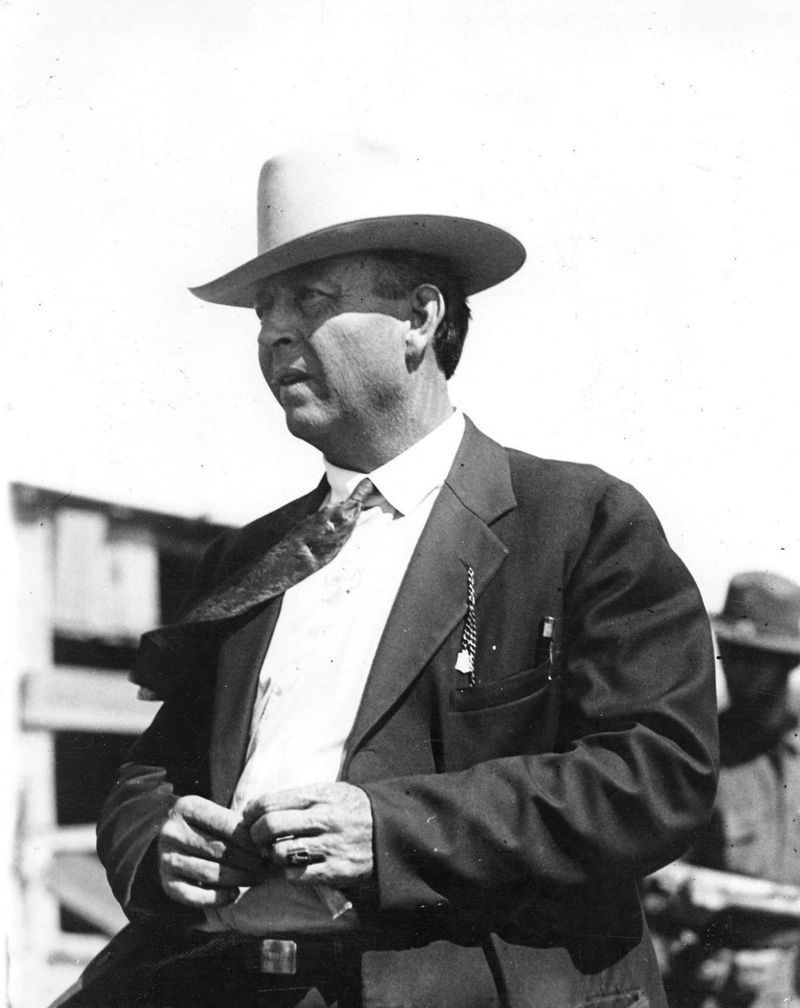 Frank Hamer, Texas Ranger & lawman, 1955