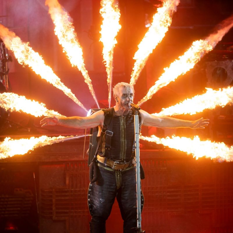 Rammstein’s Pyro Show Turns Up the Heat
