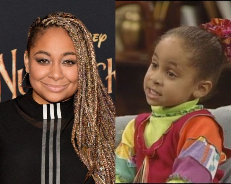 Raven-Symoné (Olivia Kendall – The Cosby Show, Hangin’ with Mr. Cooper)