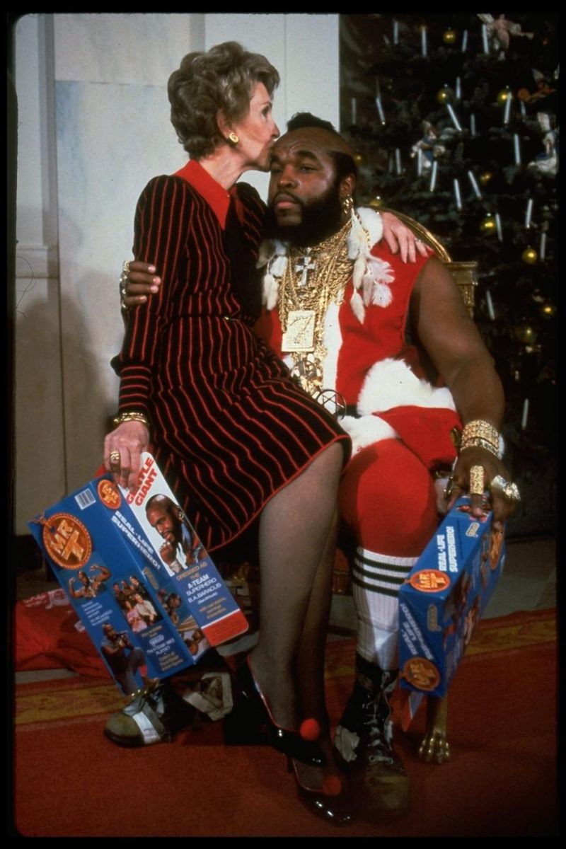 Nancy Reagan & Mr. T