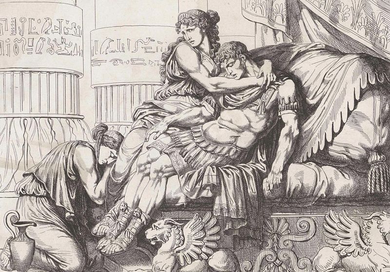Cleopatra and Mark Antony