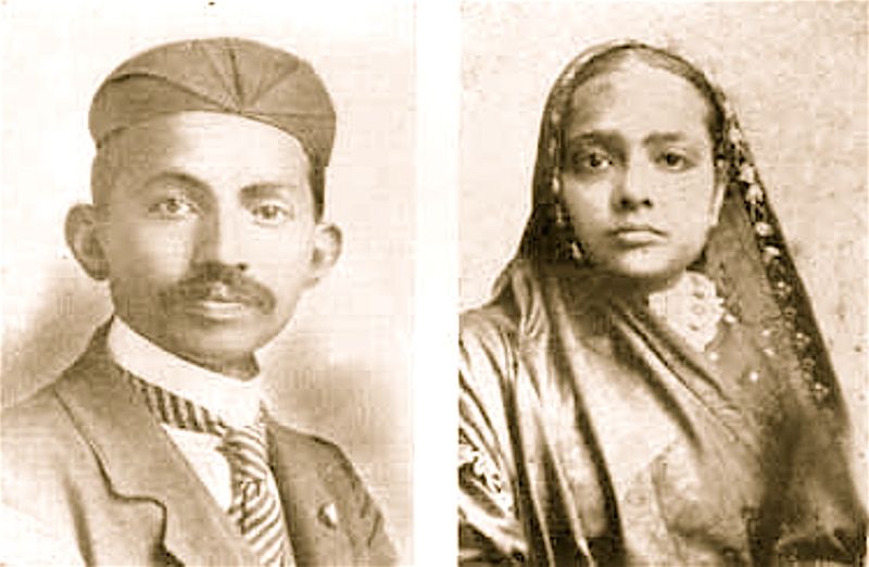 Mahatma Gandhi and Kasturba Gandhi