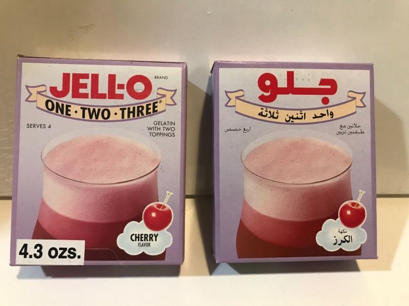 Jell-O 1-2-3 Mix Boxes
