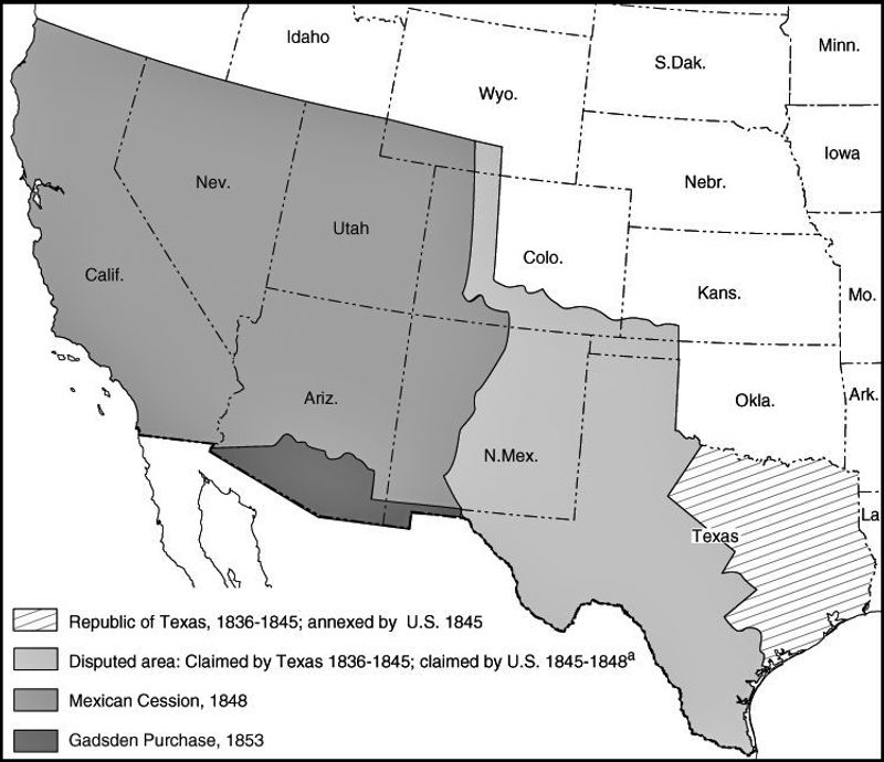 Treaty of Guadalupe Hidalgo Redraws North America (1848)