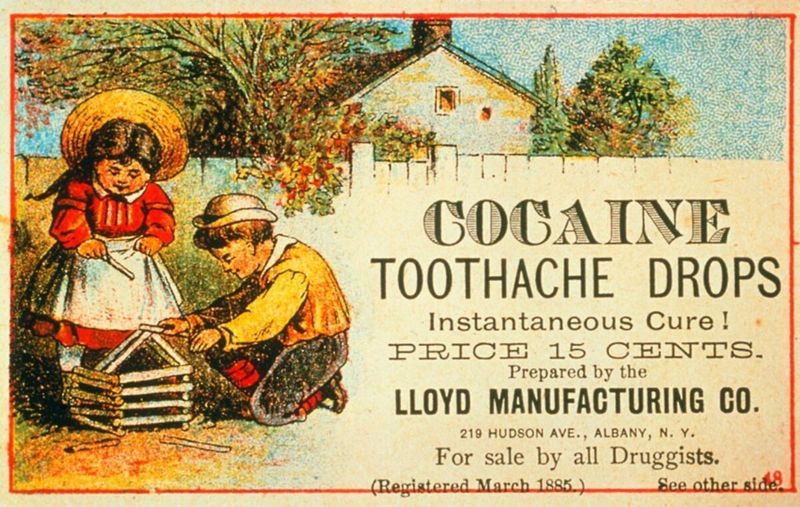 Cocaine Toothache Drops for Children