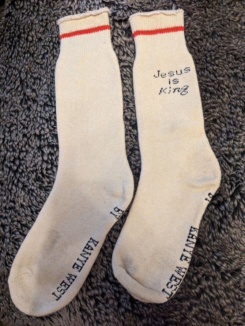Kanye West’s Worn Socks ($1,200)