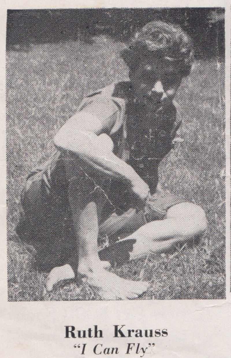 Ruth Krauss, Children’s author & poet, 1993