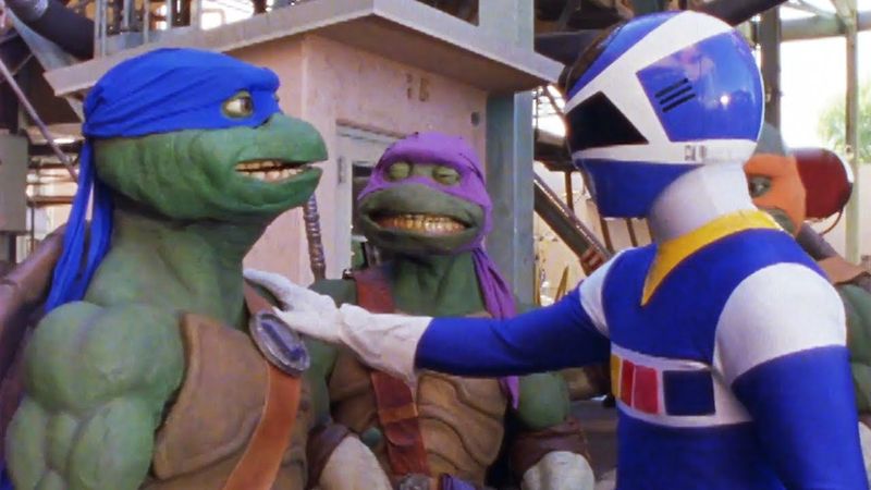 Power Rangers in Space x Teenage Mutant Ninja Turtles