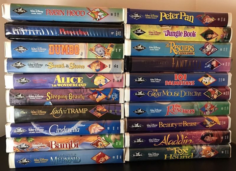 Disney VHS Tapes