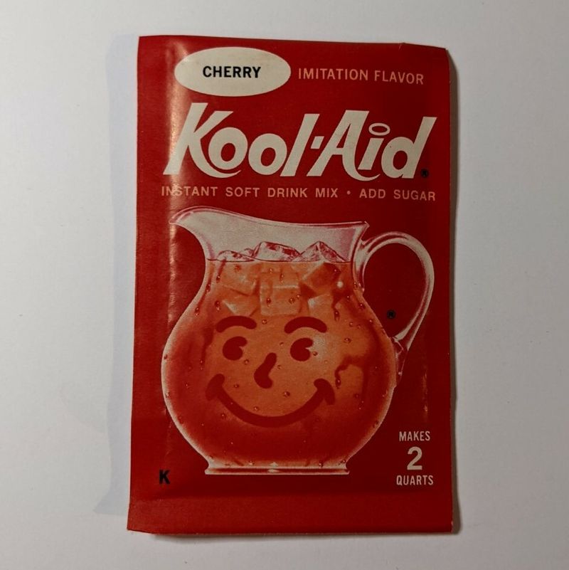 Kool-Aid Packets with Vintage Mascots